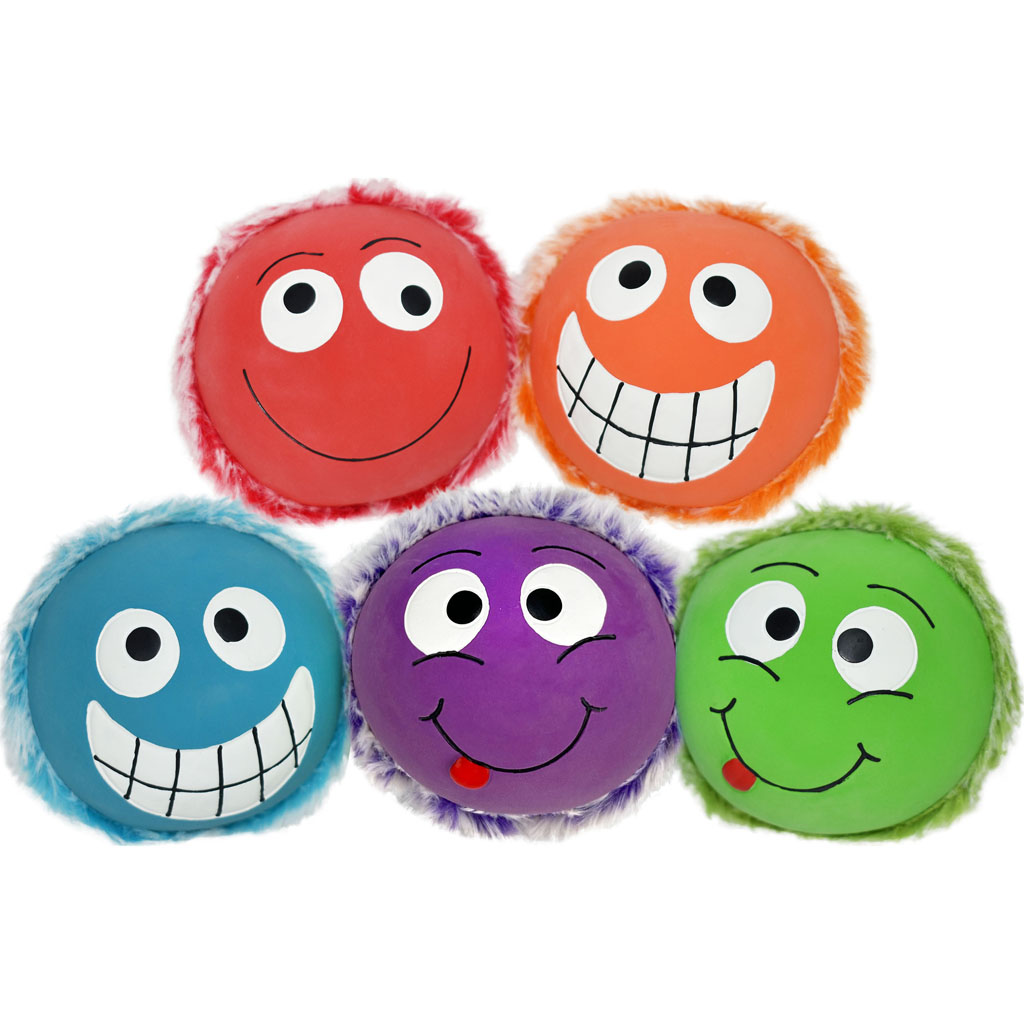Picture of Multipet 44214 2.5 in. Minipet Plushy Peas Latex & Plush Dog Toy - Assorted Color - Case of 48