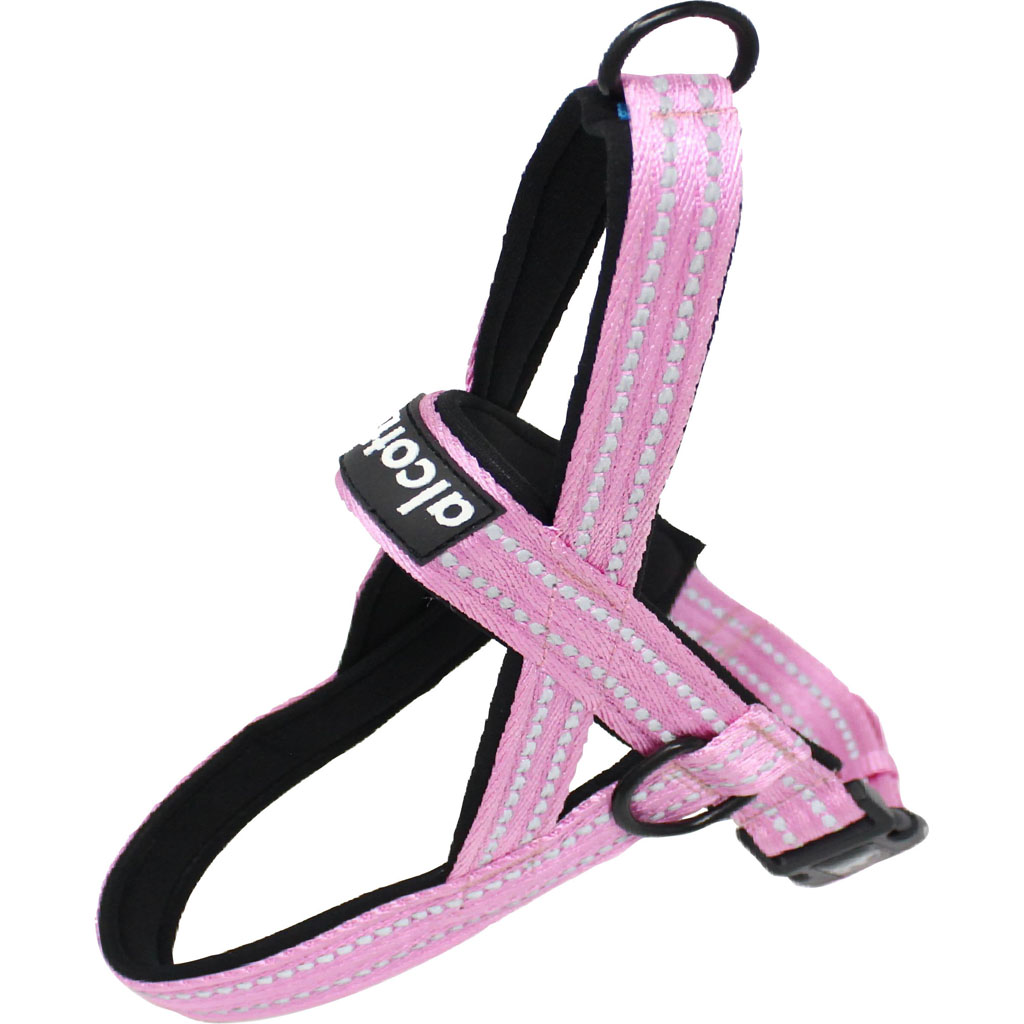 Picture of Alcott NOR HNS MD PK Rope Norwegian Harness - Bright Pink - Medium - Case of 12