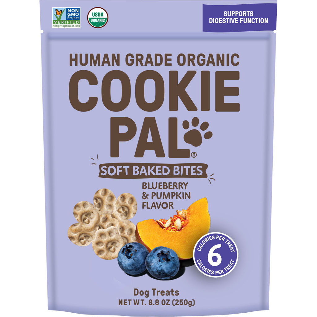Picture of Cookie Pal F4227 8.8 oz Organic Soft Baked Dog Treats - Pumpkin & Blueberry - Case of 4
