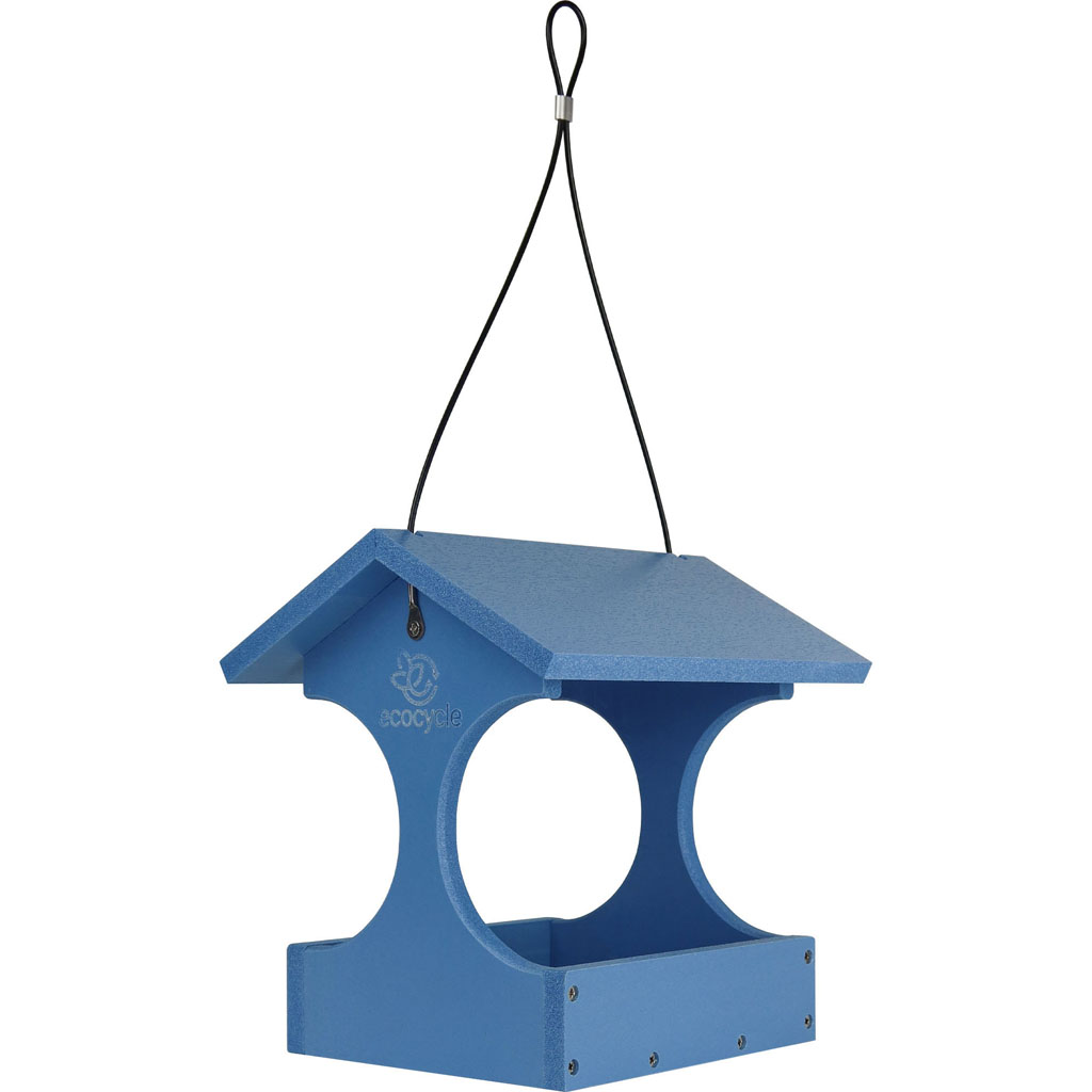 Picture of Natures Way RPFF2 0.85 qt. Eco-Cycle Dine-N-Dash Bird Feeder - Blue - Case of 2