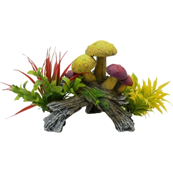 Picture of Exotic Environments EE-1990 Mushroom Hideaway with Plants - Small - Case of 12
