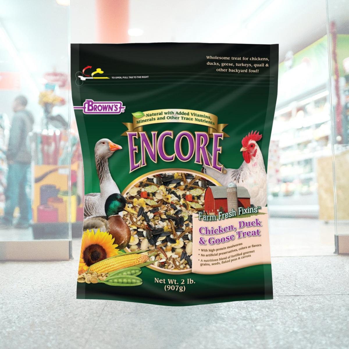 Picture of Browns 54008 Encore Natural Chicken Duck & Goose Treat - 2 lbs - Case of 6