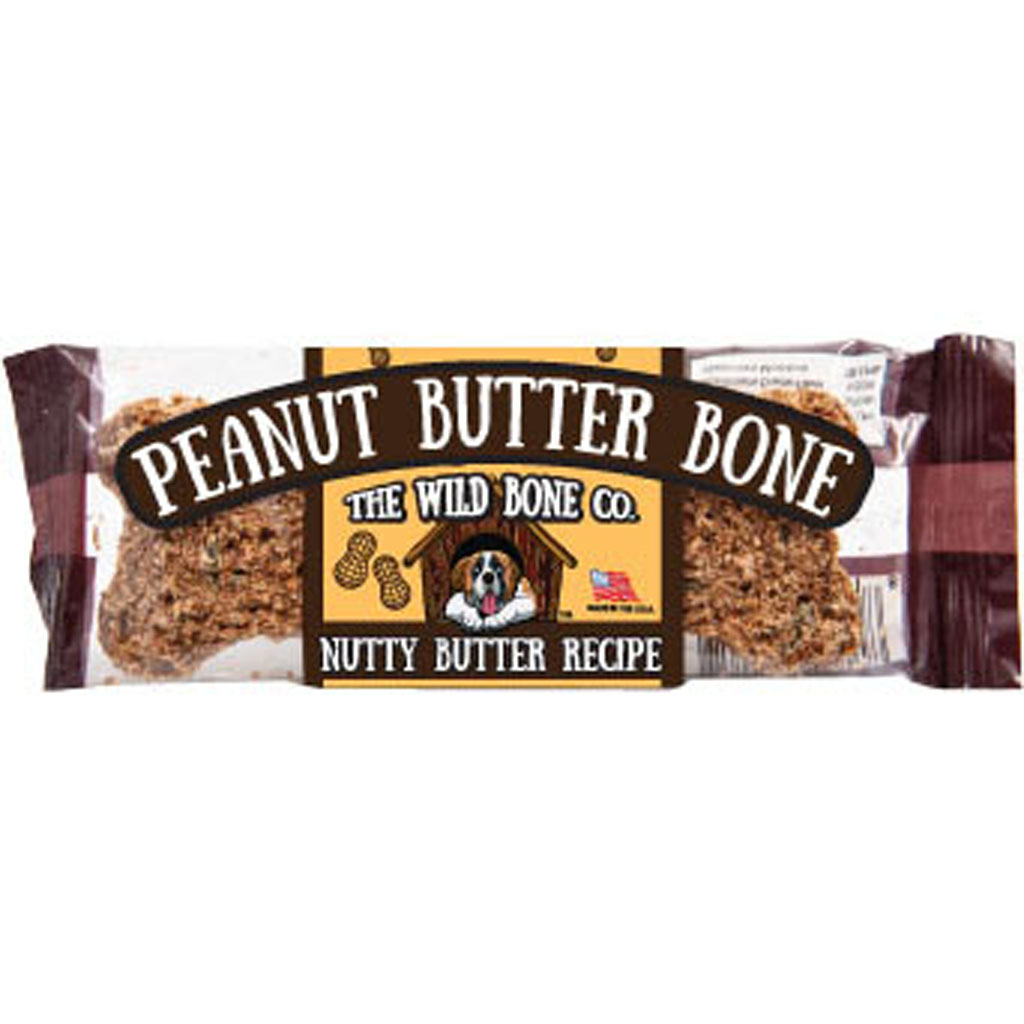 Picture of The Wild Bone 1871 1 oz Jerky Style Dog Treats Display - Peanut Butter - 24 Piece - Case of 8