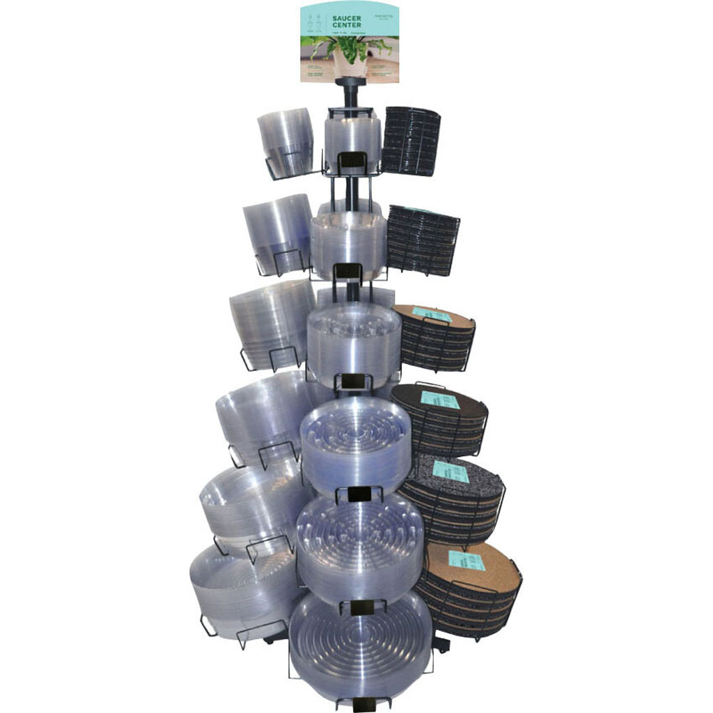 CW-24MSD1234 4-Wing Metal Spinning Floor Display - 1260 Piece