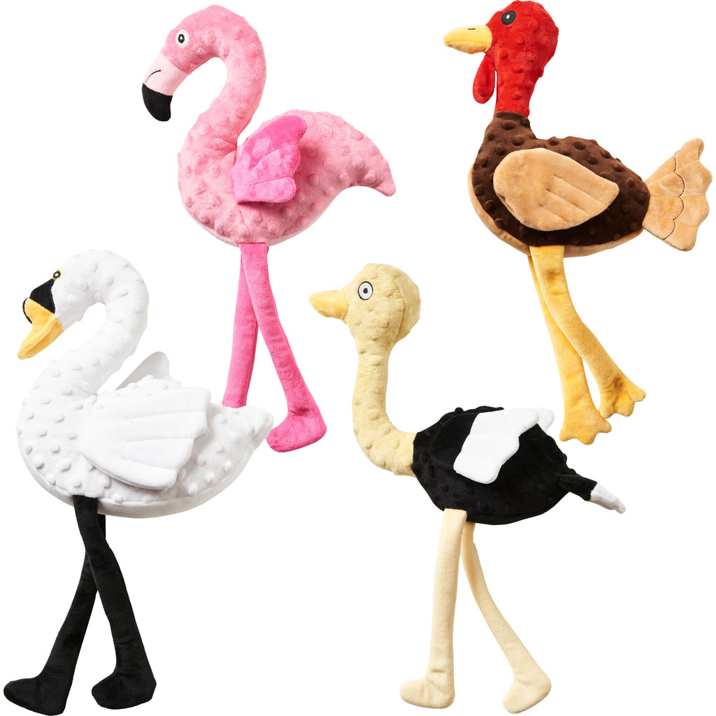 Picture of Spot 54712 Love & Earth Birds Dog Toy - Assorted Color - Large - Case of 48