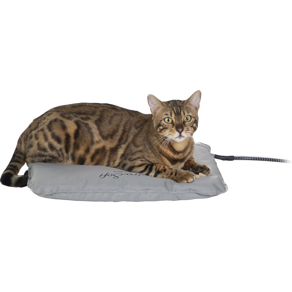 Picture of K&H 100546592 Lectro-Soft Heated Bed - Grey - Small