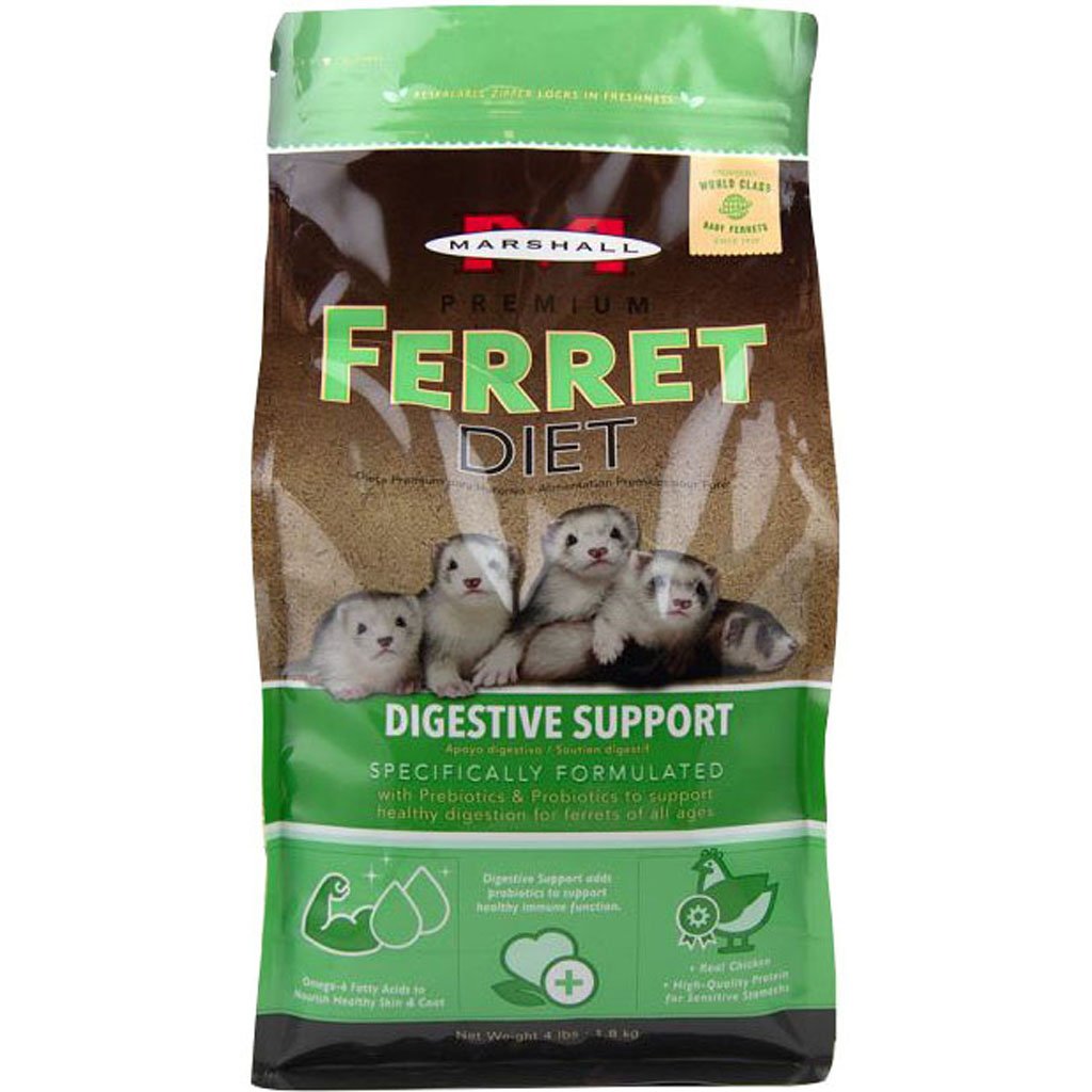 Picture of Marshall FD-445 Premium Ferret Diet Digestive Support - Chicken - 4 lbs - Case of 6