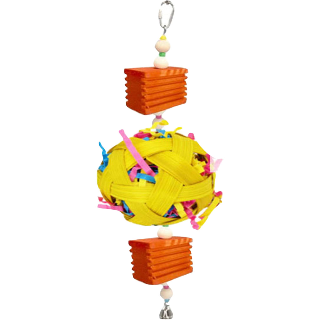 Picture of A&E HB01528 Happy Beaks Party Ball Hanging Bird Toy