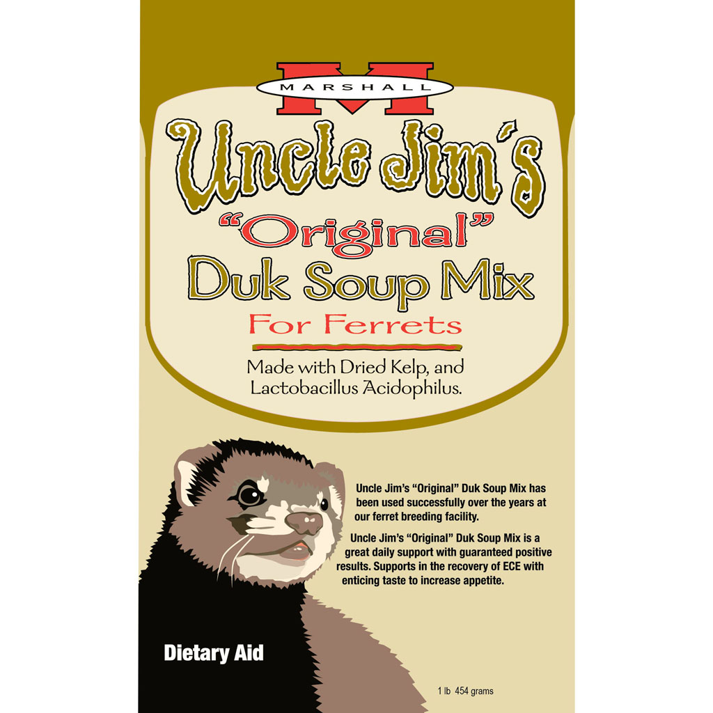 Picture of Marshall FS-441 1 lbs Uncle Jims Duk Soup Mix for Small Animals&#44; Chicken - Pack of 12