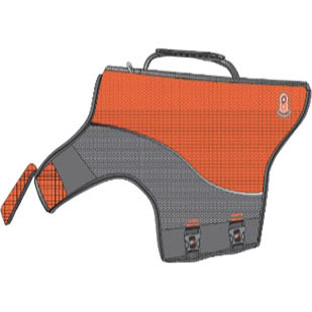 Picture of Goo-Eez GZ1057 ORANGE XS Dog Life Vest - Orange & Grey - Extra Small - Case of 12