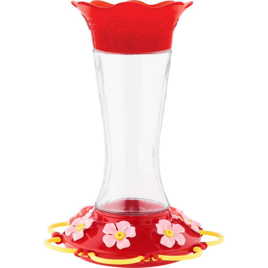 Picture of North States 1932 20 oz Wildflower Glass Hummingbird Feeder - Clear - Case of 4