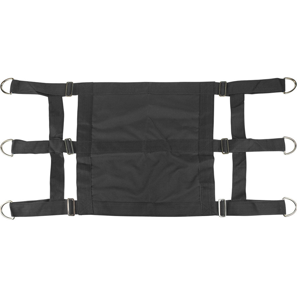 Picture of Gatsby 4-212581 36-48 in. Nylon Stall Guard with Closed Center - Black