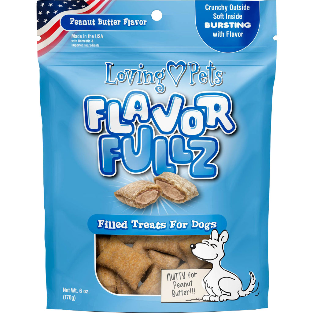Picture of Loving Pets 5233 6 oz Flavorfully Dog Treats - Peanut Butter - Case of 12