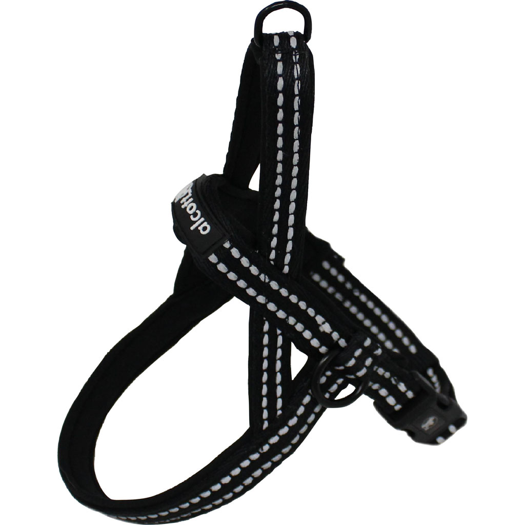 Picture of Alcott NOR HNS MD BK Rope Norwegian Harness - Bright Black - Medium - Case of 12