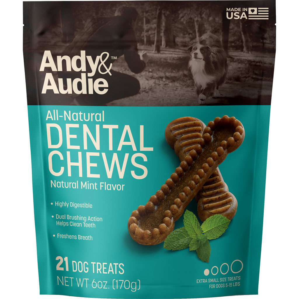 Picture of Andy & Audie F10710 Dental Chews for Dogs - Mint - Extra Small - Case of 6