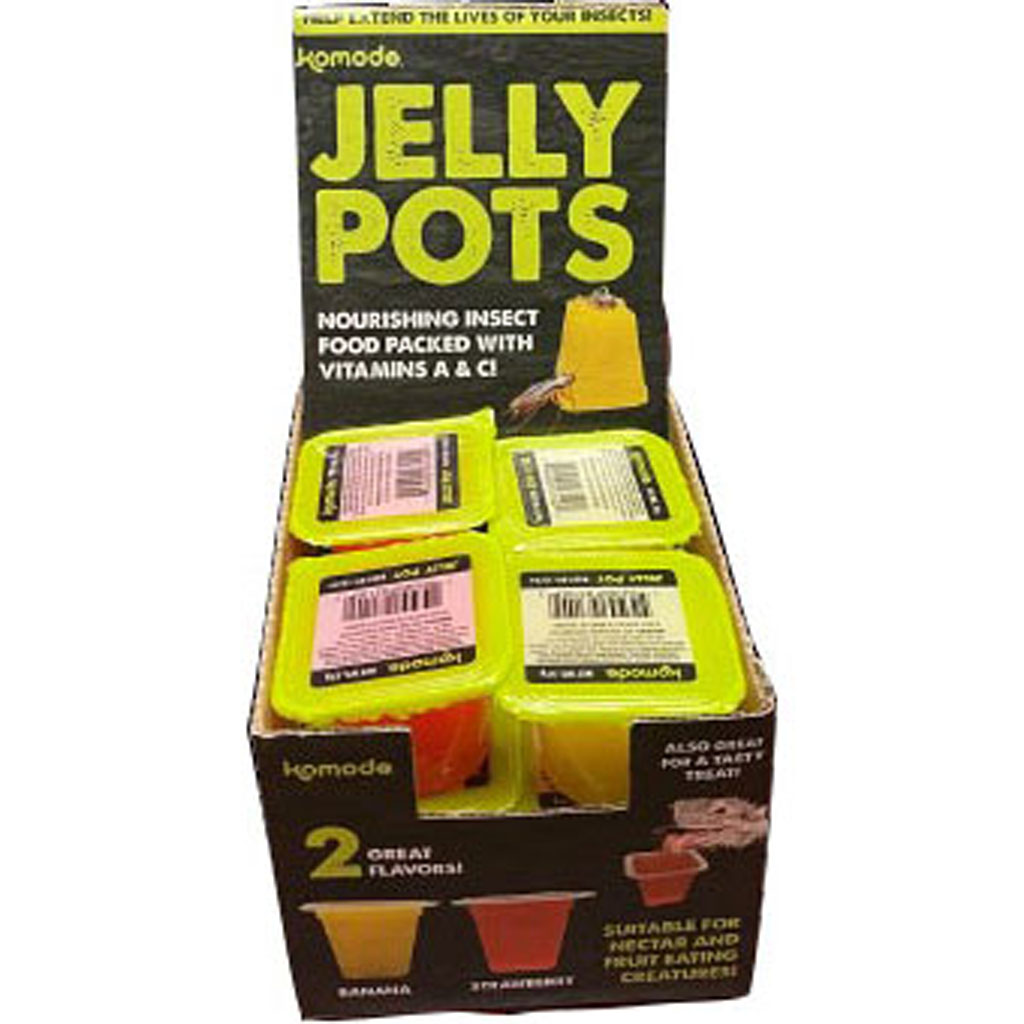Picture of Komodo Reptile 93142 Jelly Pots Fruit Display&#44; Strawberry & Banana - 20 Piece - Pack of 8