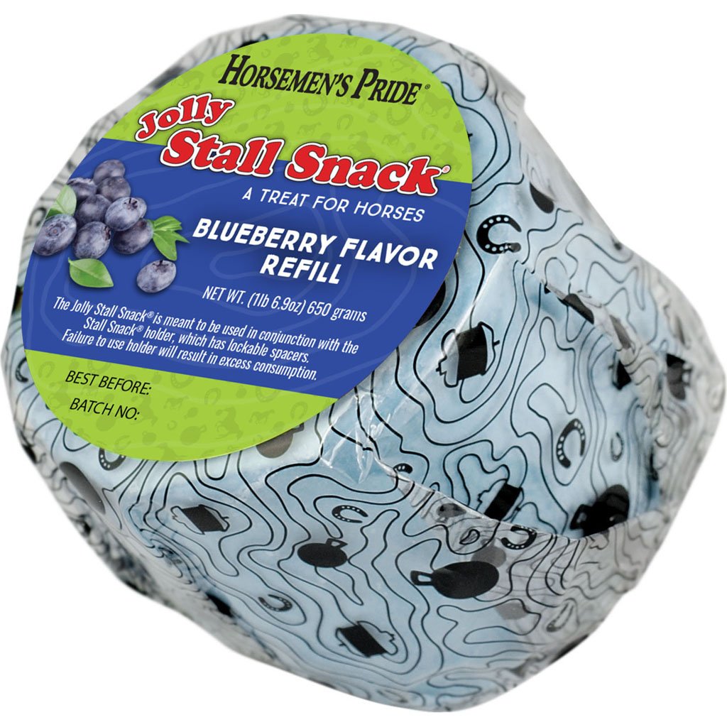 Picture of Horsemens Pride SS204B 22.9 oz Jolly Stall Snack Refill - Blueberry - Case of 12
