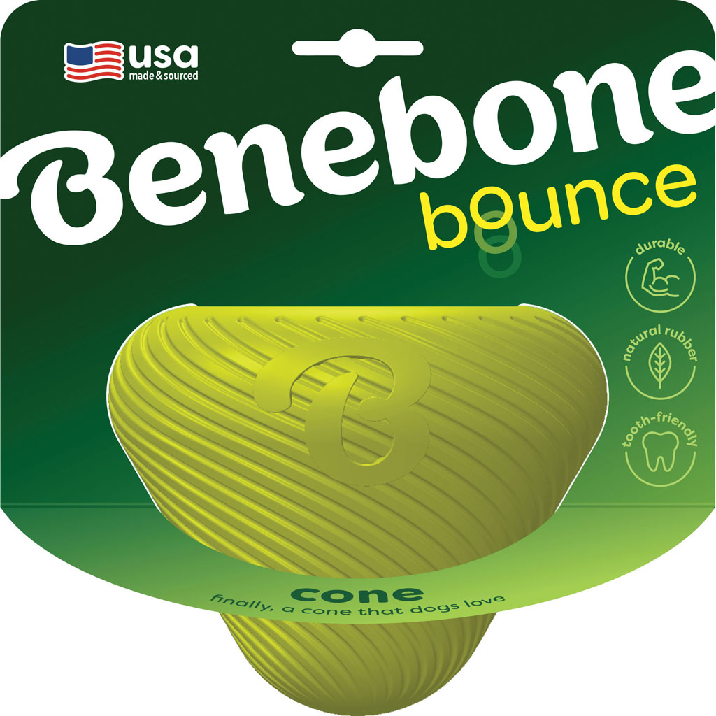 Picture of Benebone 141122 Rubber Cone Dog Toy - Medium - Case of 12