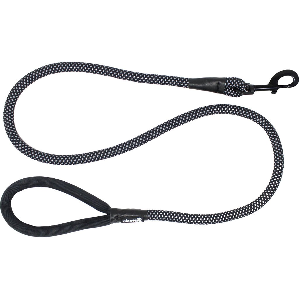 Picture of Alcott RL OS BK Rope Leash - Bright Black - Large - Case of 12