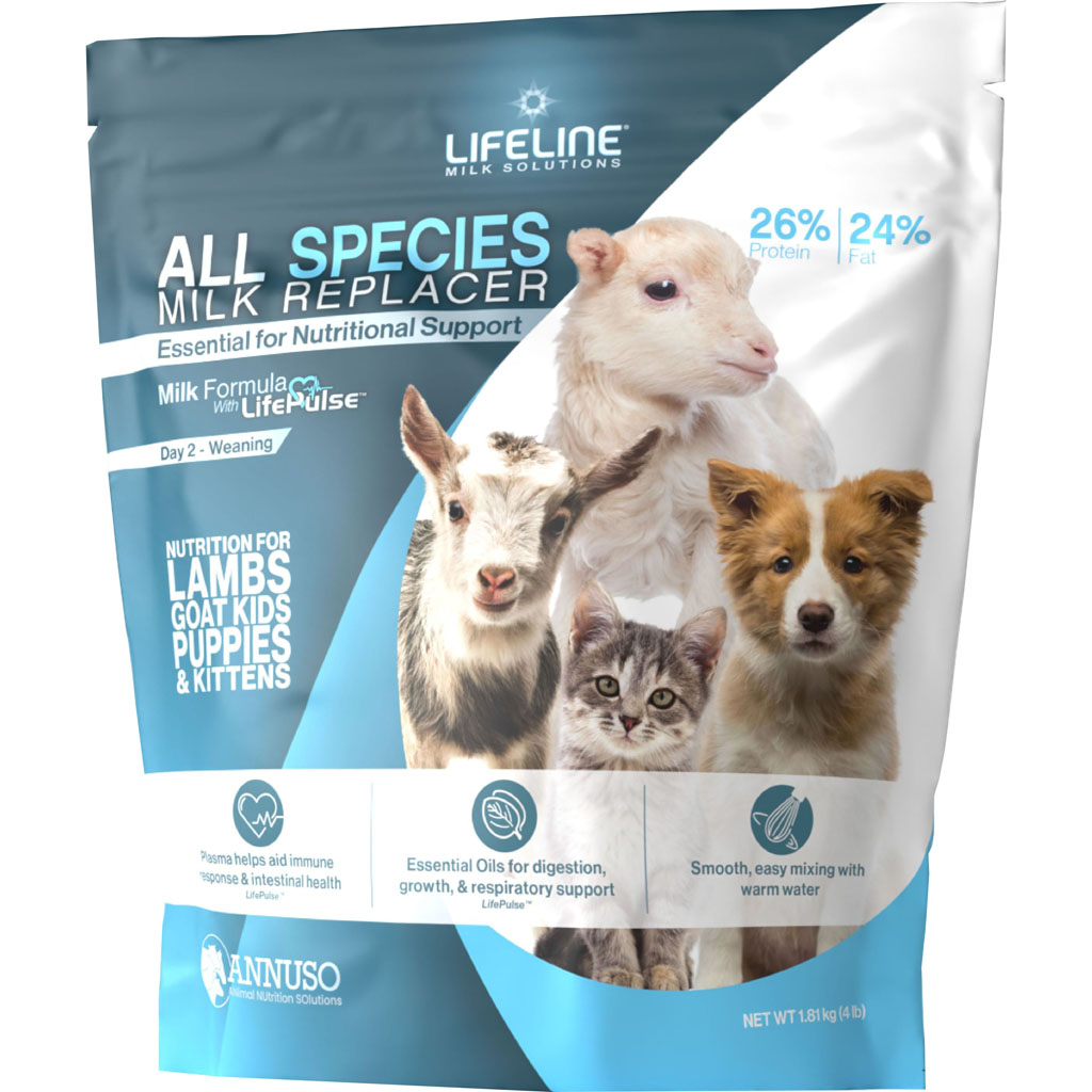 Picture of Lifeline 012-49804 4 lbs All Species Milk Replacer - 26P 24F - Pack of 6