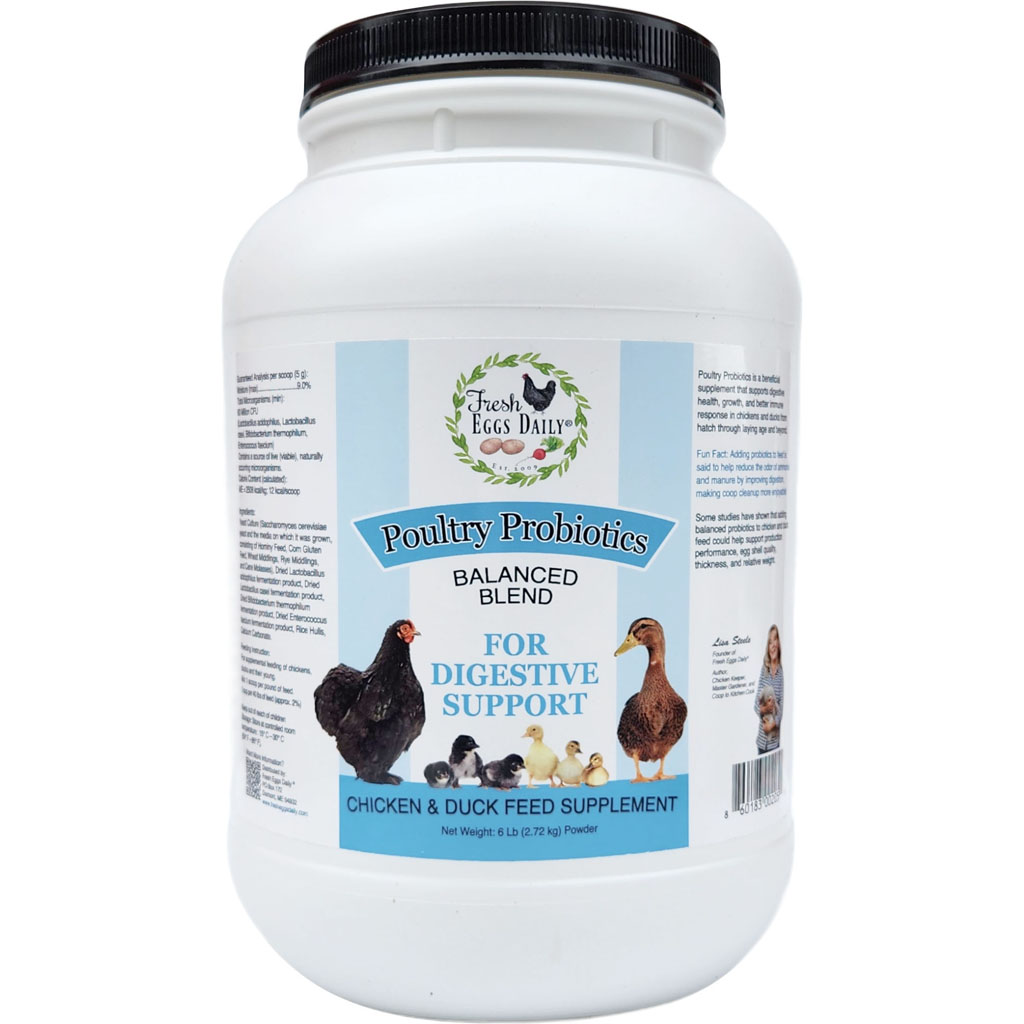 Picture of Fresh Eggs Daily PROB-6 Poultry Probiotics for Digestive Support - 6 lbs - Case of 4