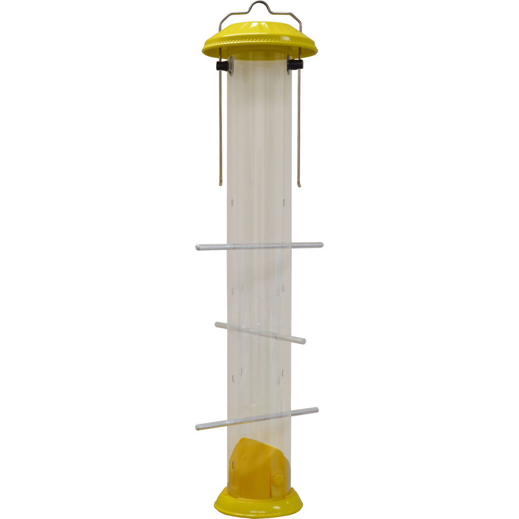 Picture of Natures Way NMRT-1 1.6 qt. Bottoms Up Metal Thistle Feeder - Yellow - Case of 4