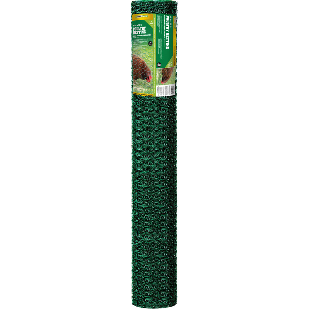 Picture of Yard Gard 308457B 48 in. x 50 ft. PVC Coated Poultry Netting Mesh - 20 Gauge - Green - Case of 2