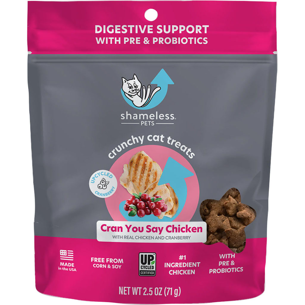 Picture of Shameless Pets 813 2.5 oz Crunchy Cat Treats - Chicken - Case of 12