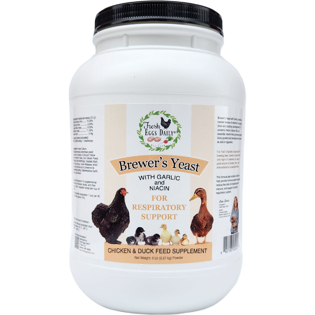 Picture of Fresh Eggs Daily BYG-5 Brewers Yeast with Garlic for Respiratory Support - 5 lbs - Case of 4