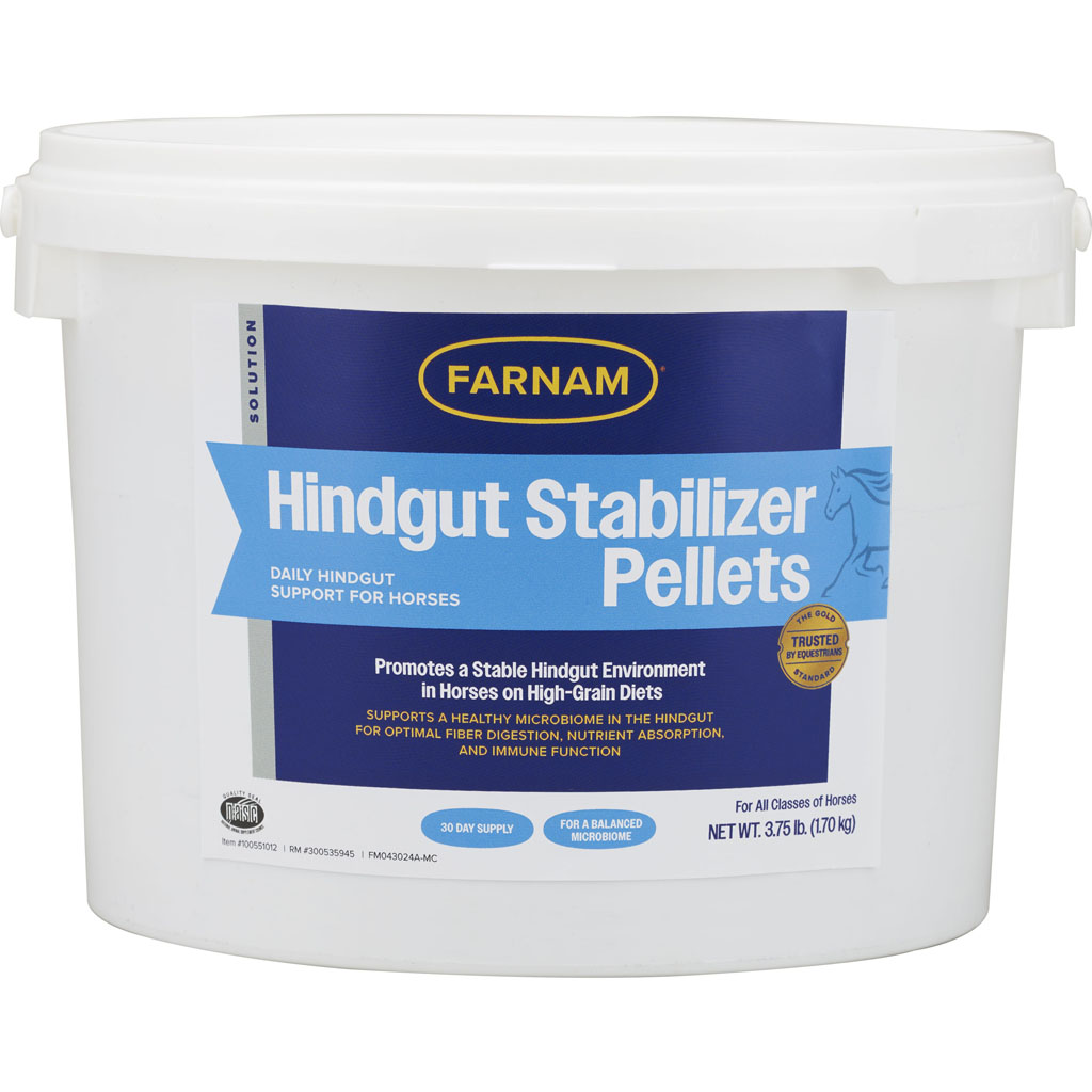 Picture of Farnam 100551012 Hindgut Stabilizer Pellets - Cream - 3.75 lbs - Case of 6