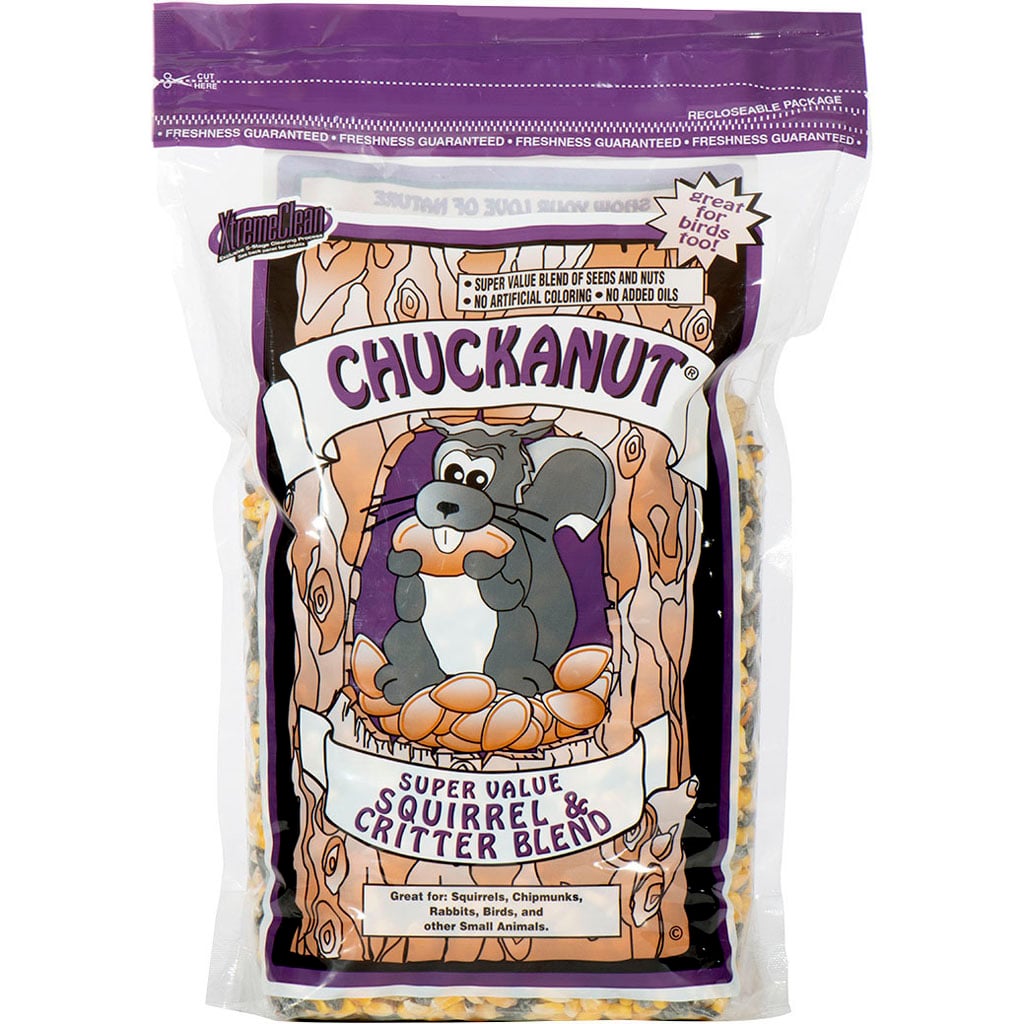 Chuckanut 338 Chuckanut Super Value Squirrel & Critter Blend, 4 lbs