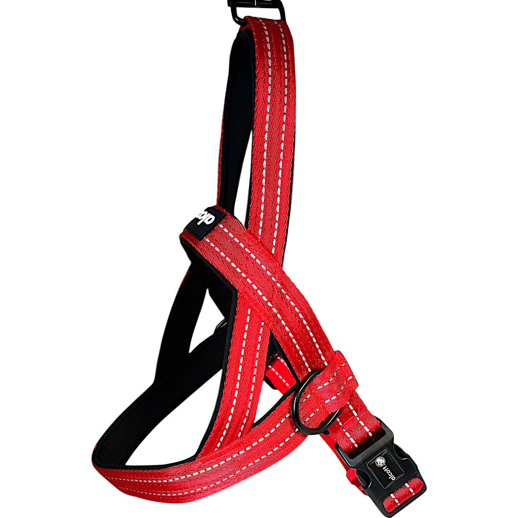 Picture of Alcott NOR HNS XL BR Rope Norwegian Harness - Bright Red - Extra Large - Case of 12