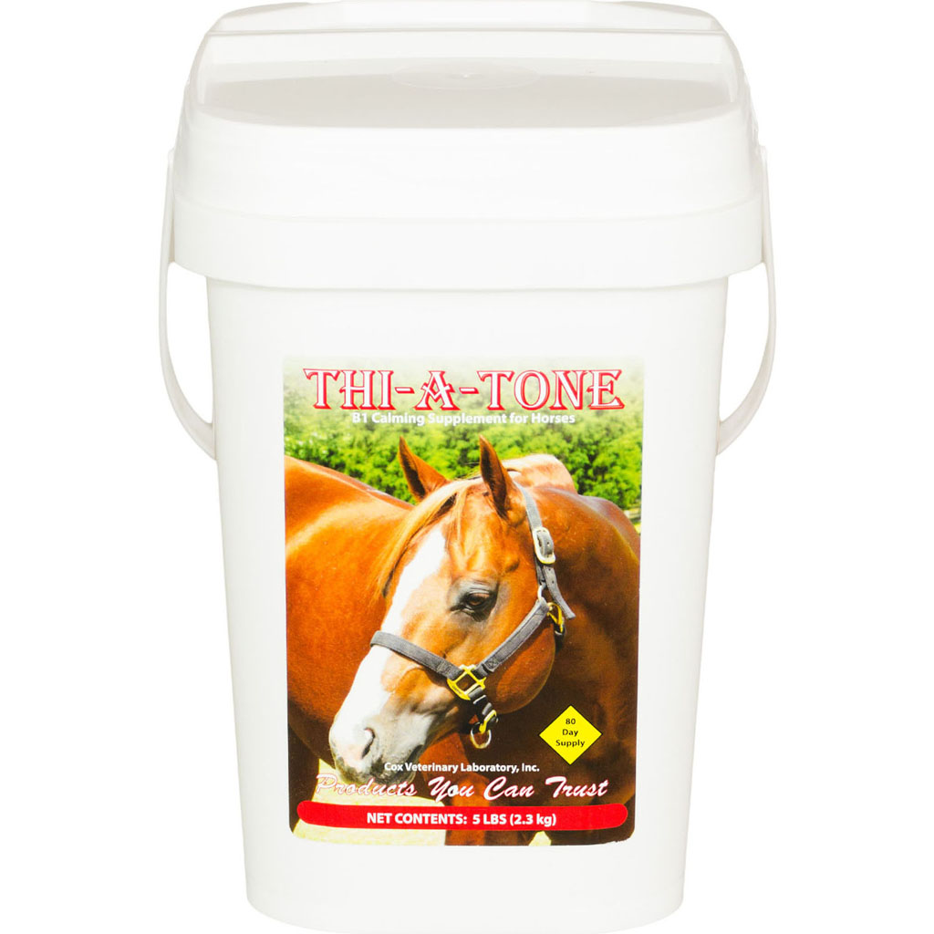 Picture of Cox Vet Lab 3895 Thi-A-Tone B1 Calming Supplement - Apple - 5 lbs - Case of 4