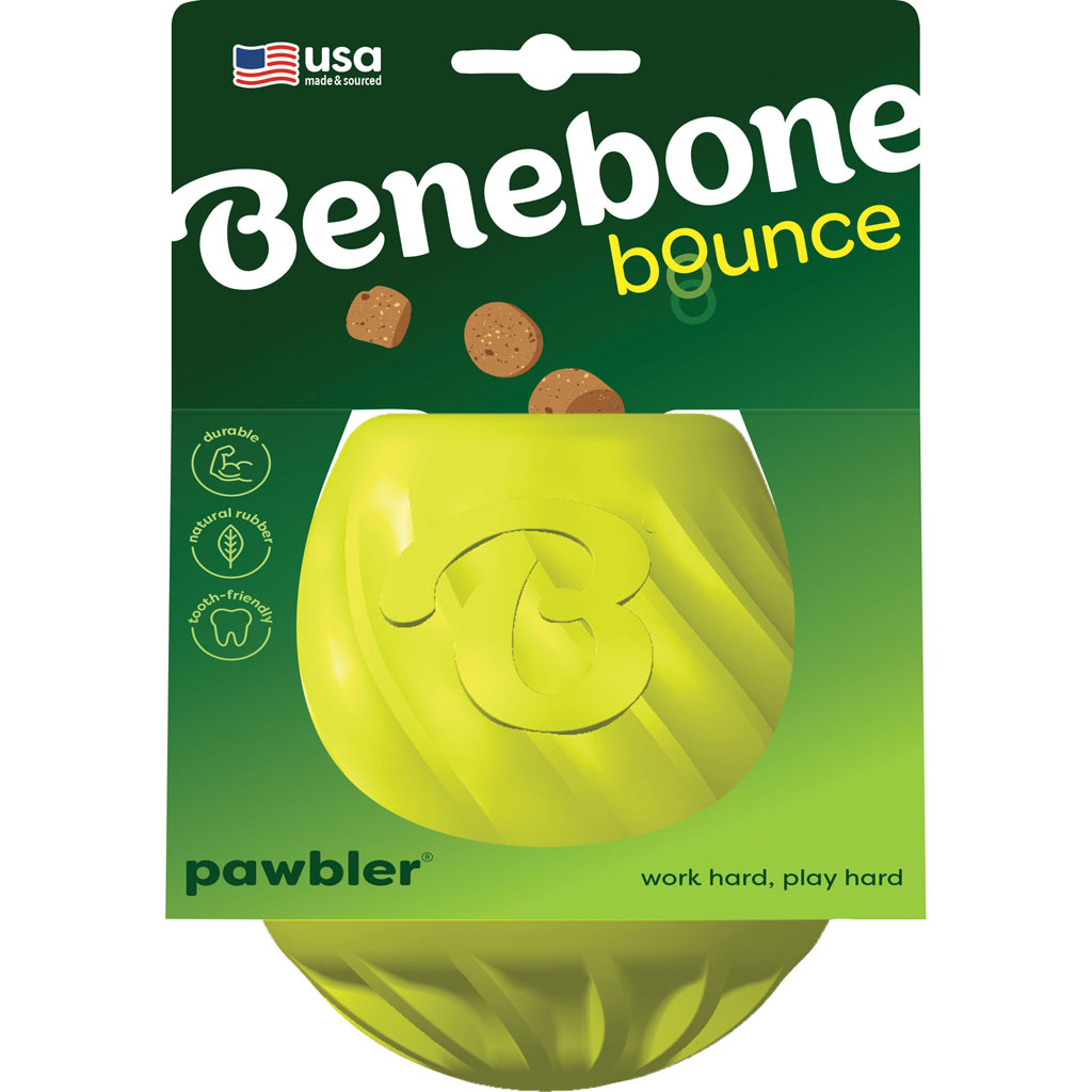 Picture of Benebone 151122 Rubber Pawbler Treat Dispenser - Medium - Case of 12