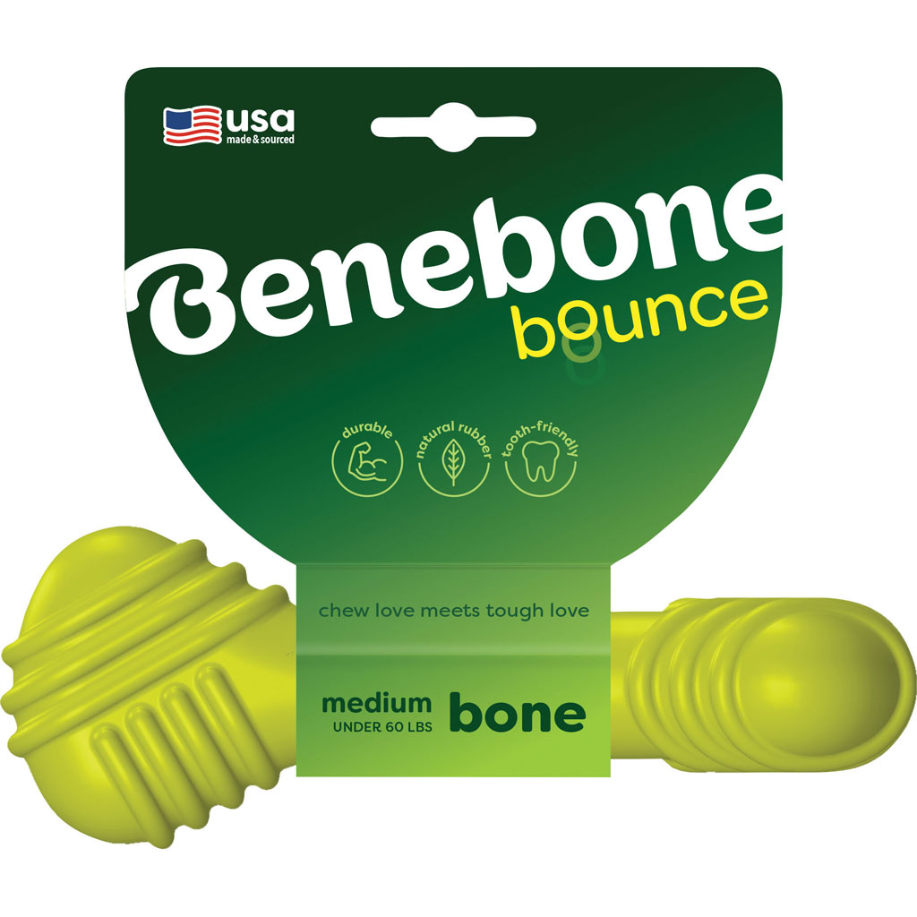 Picture of Benebone 112244 Rubber Bone Toy - Medium - Case of 24