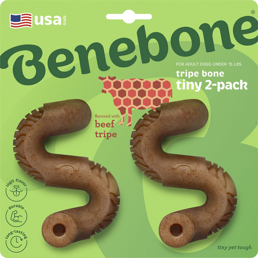 Picture of Benebone 685244 Tripe Bone - Beef Tripe - Tiny - Case of 24