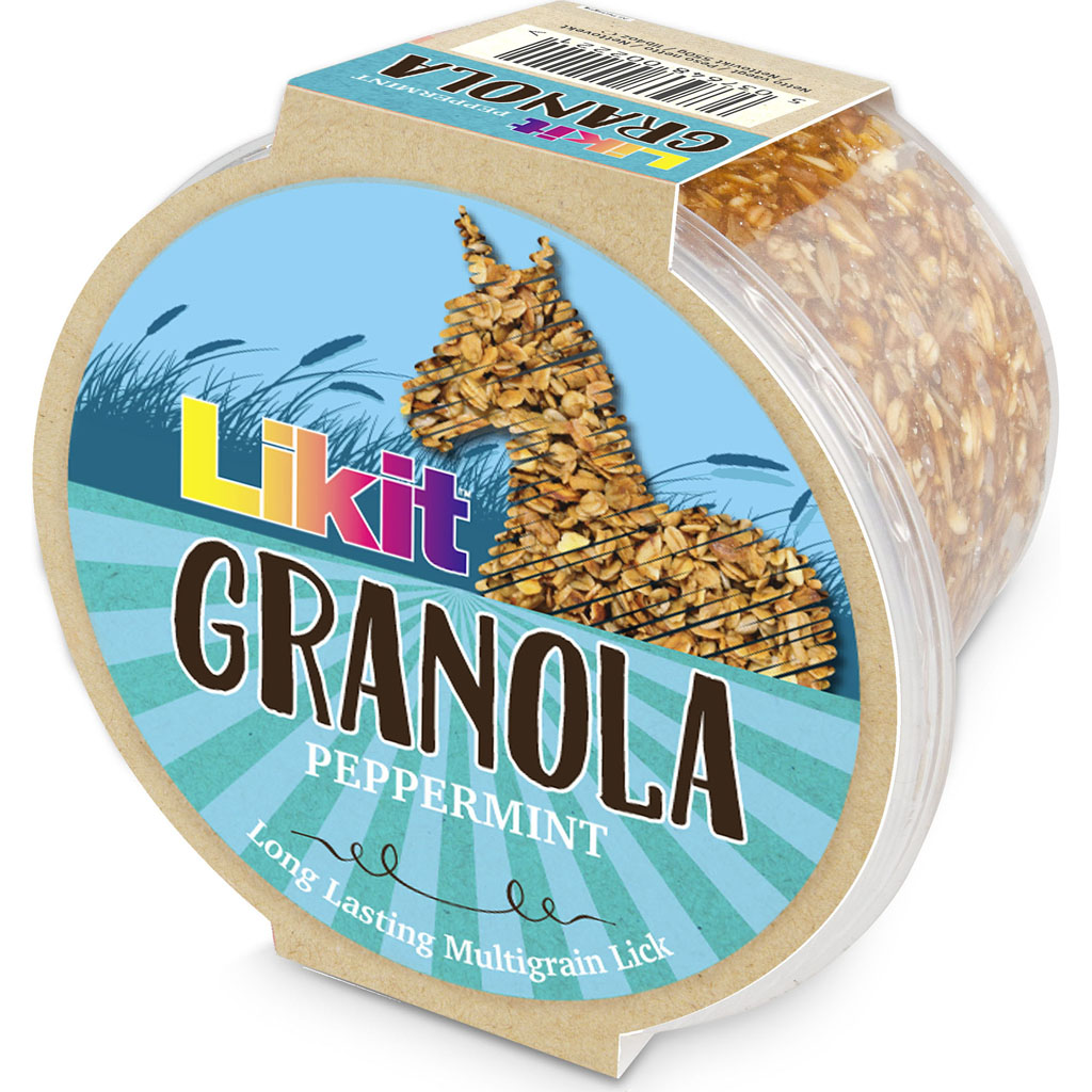 GRANMIX8US Long Lasting Multigrain Lick Granola - Peppermint -1.21 lbs - Case of 8