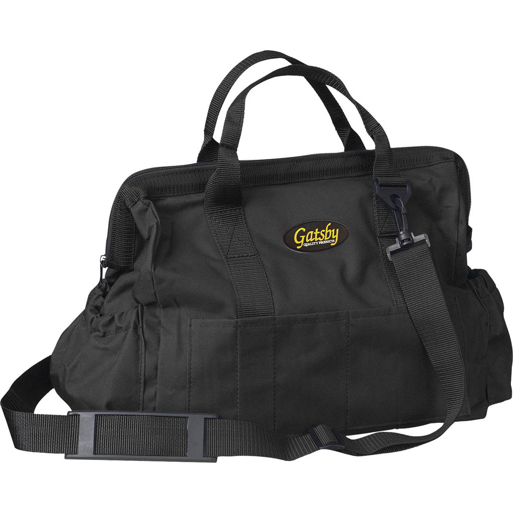 4-212554 14 x 10 in. Nylon Grooming Tote - Black