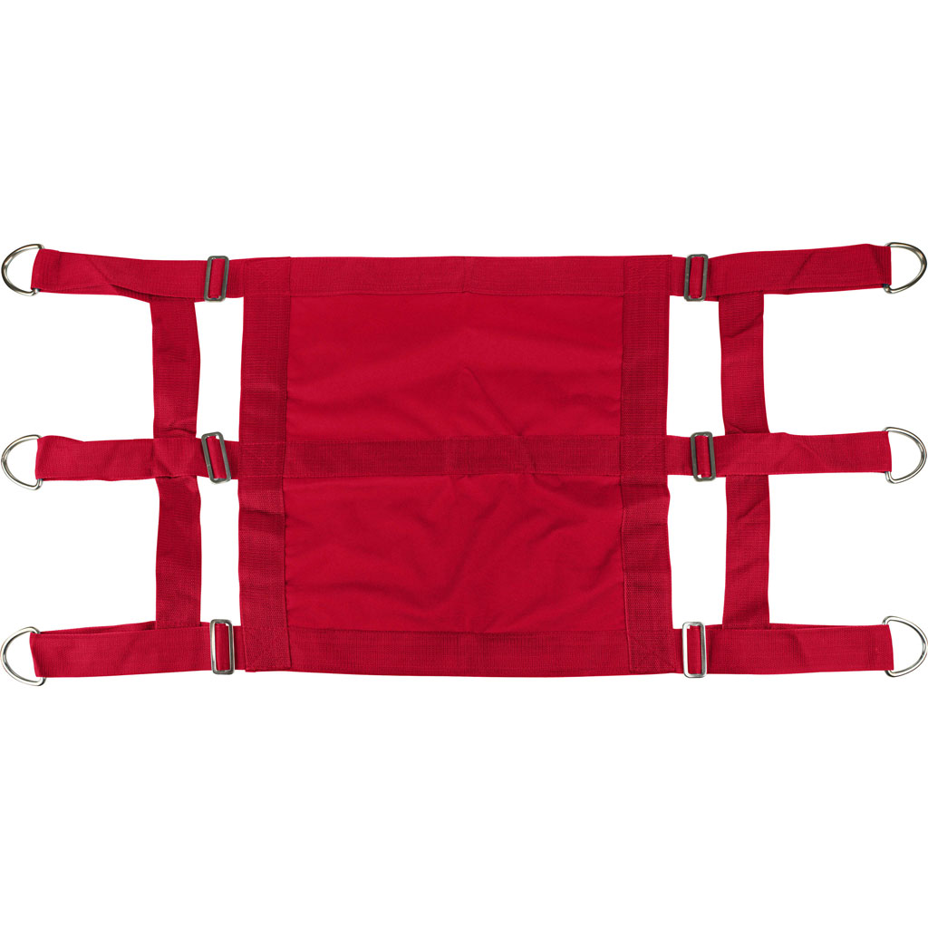 Picture of Gatsby 4-212584 36-48 in. Nylon Stall Guard with Closed Center - Red
