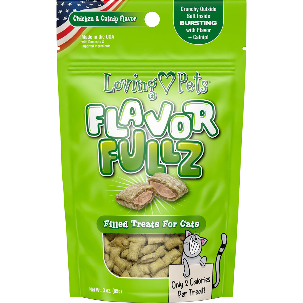 Picture of Loving Pets 5237 3 oz Flavorfully Cat Treats - Chicken & Catnip - Case of 12