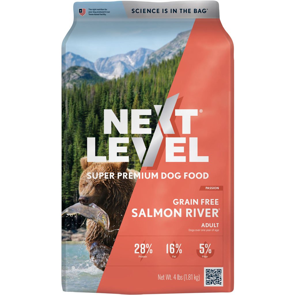 Picture of Next Level 108SR04 Salmon River Grain Free Dog Food - 4 lbs - Case of 8