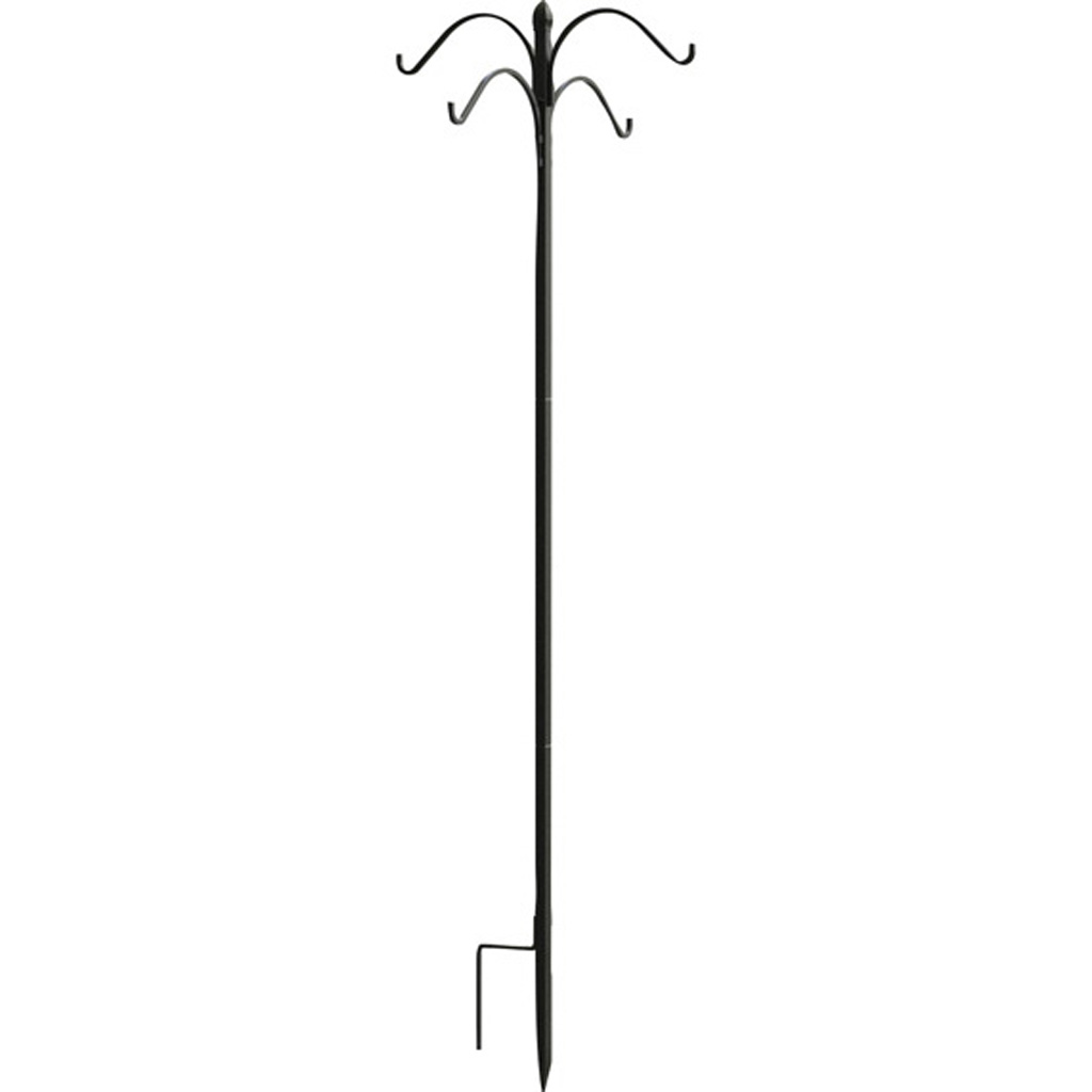 Picture of Panacea Products 84691 84 in. Boxed 4-Way Shepherd Hook - Black - Case of 4