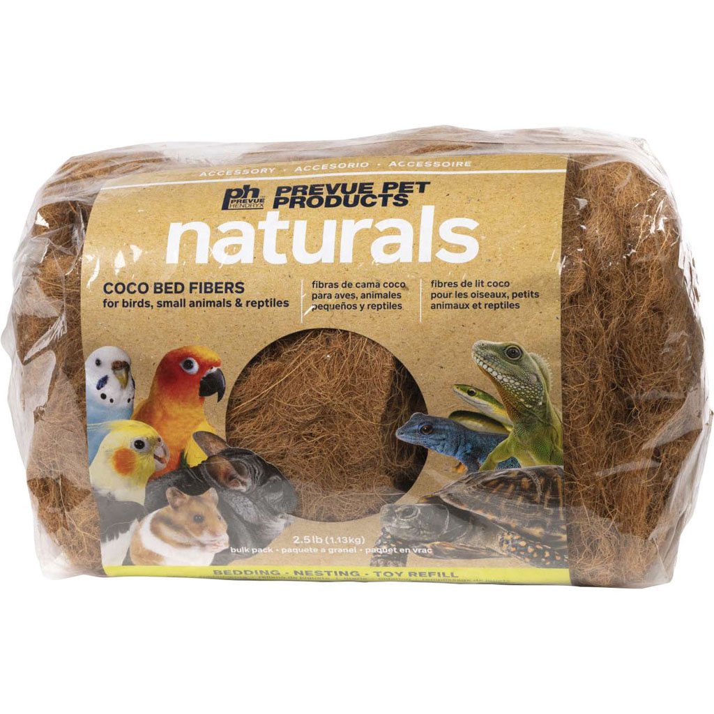 Picture of Prevue Pet 108 Coco Bedding Natural Coconut Small Animal Bed Fiber - 2.5 lbs - Case of 50