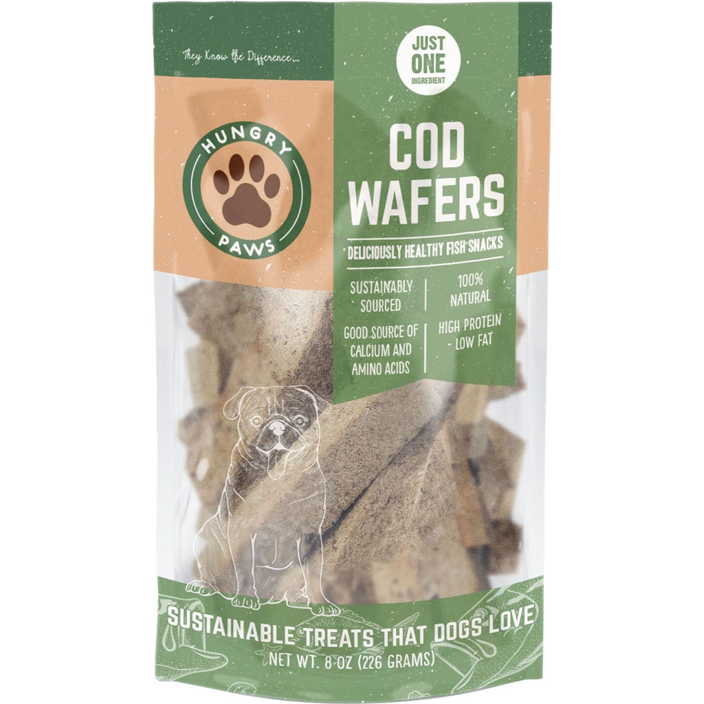 Picture of Hungry Paws HP153 8 oz Wafers Single Ingredient Treat - Cod - Case of 6
