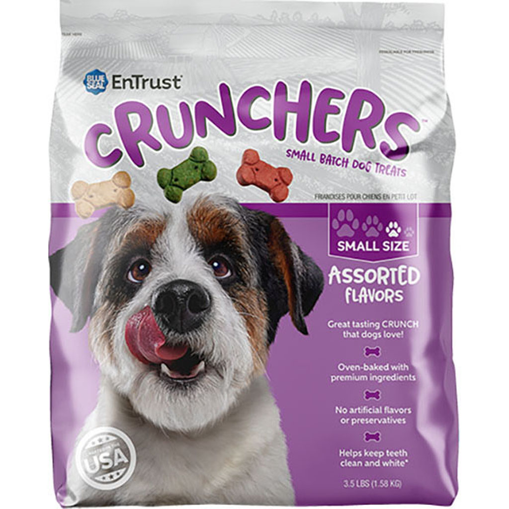 Picture of Blue Seal 8065 Entrust Crunchers Batch Dog Treats - Assorted Color - Small - 3.5 lbs - Case of 6