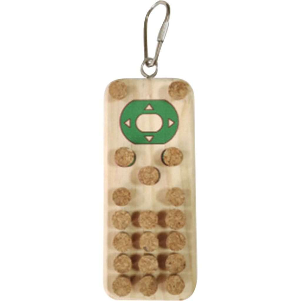 Picture of A&E HB01538 Happy Beaks Wood & Cork Remote Bird Toy