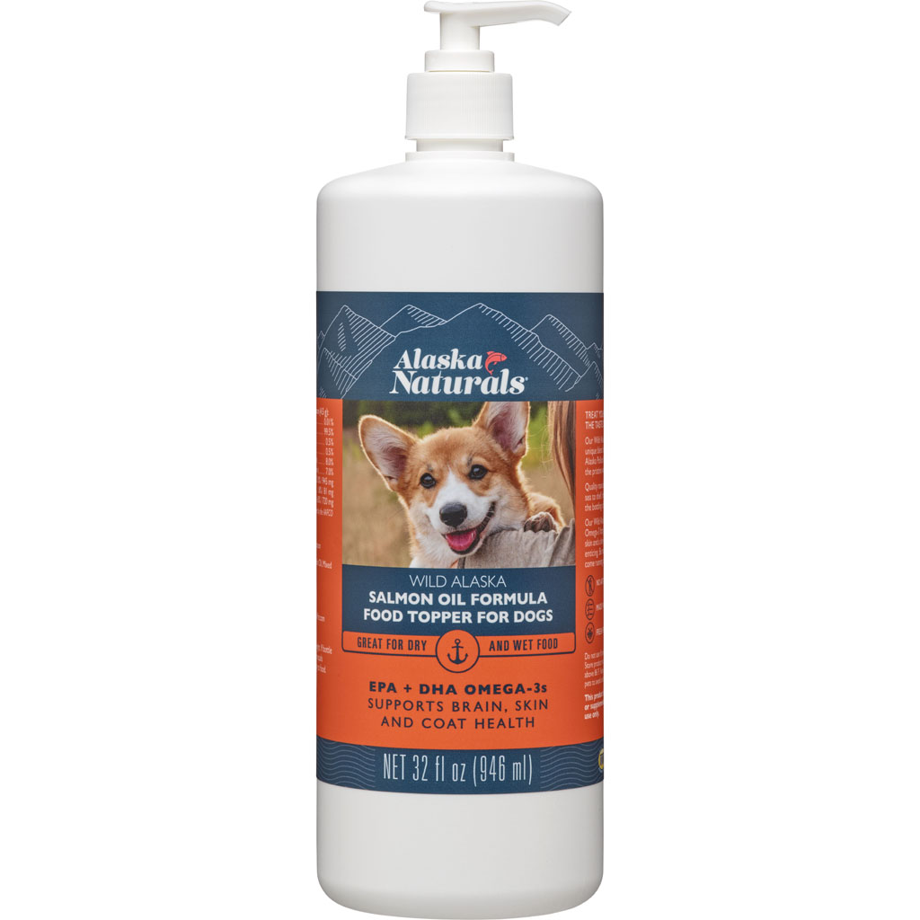 Picture of Alaska Naturals 117328 32 oz Salmon Oil Formula for Dogs