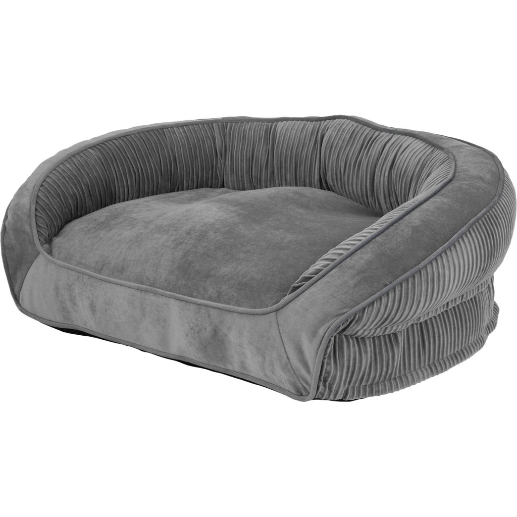 Picture of La-Z-Boy 81224 32 x 30 in. Milo Recycled Velvet Sofa - Gray - Case of 3