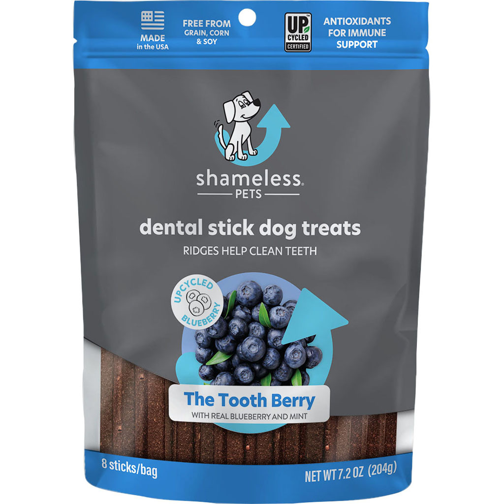 Picture of Shameless Pets 462 Shameless Dog Dental Sticks - Blueberry & Mint - 7.2 oz