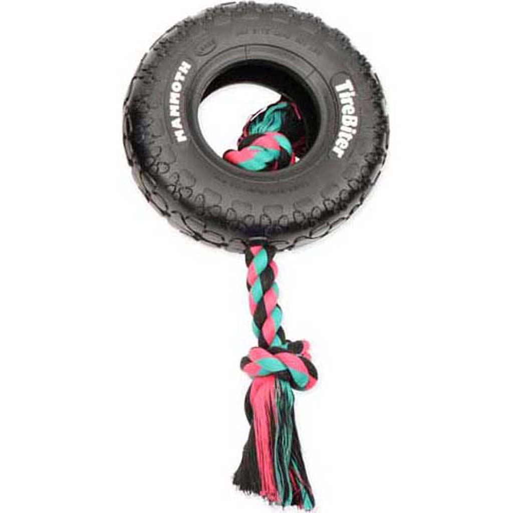 31016F Original Tirebiter Tire with Rope - Black - 10 in.